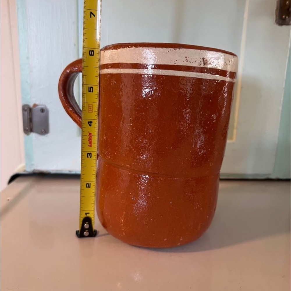 Mexican Clay Jarrito Mug - Picture 9 of 10
